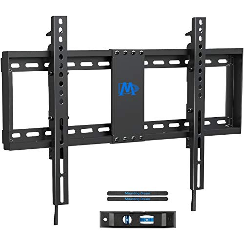Product Cover Mounting Dream TV Wall Mount TV Bracket with Leveling Design for 37-70 inch TVs, Fixed TV Mount with Max VESA 600x400mm Weight up to 132 LBS, Low Profile TV Wall Mounts Fit 16