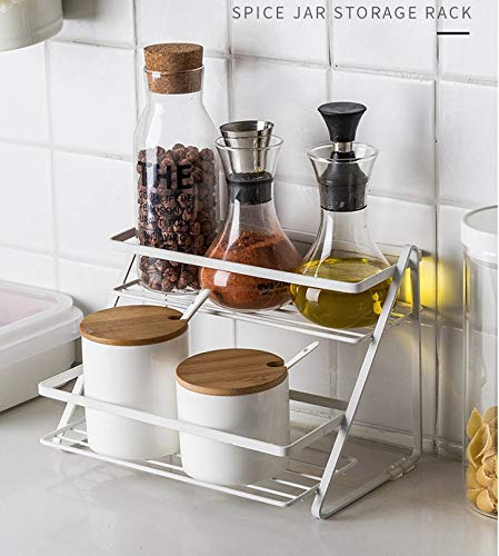 Product Cover TANISHA'S GALLERY Kitchen Organiser/Kitchen Shelf/Kitchen Storage/Shelf Organizer/Kitchen Rack (Two Step - Set of 1)