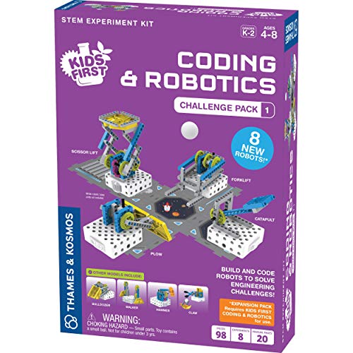 Product Cover Thames & Kosmos Kids First Coding & Robotics: Challenge Pack 1 Science Experiment Kit for Early Learners | Expansion Pack for Kids First Coding & Robotics