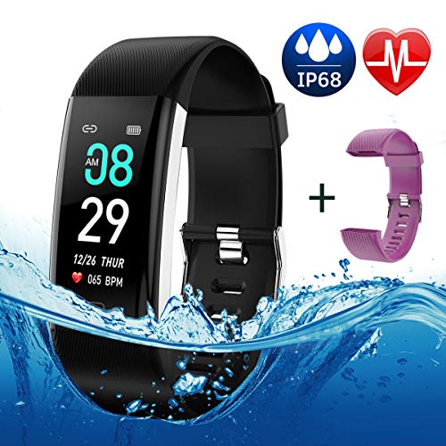 Product Cover BETIMESYU Fitness Tracker Color Screen Waterproof Activity Tracker Smart Watch Remote Photography Heart Rate Blood Pressure Blood Oxygen Monitor Step Calorie Counter Pedometer for Women Men Kids
