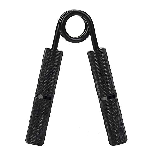 Product Cover YZLSPORTS Hand Grip and Wrist Strengthener - Resistance from 50-300 LB Metal Exerciser for Hand, Forearm, and Fingers,Black(Bold Handle) Stainless Steel，250LB