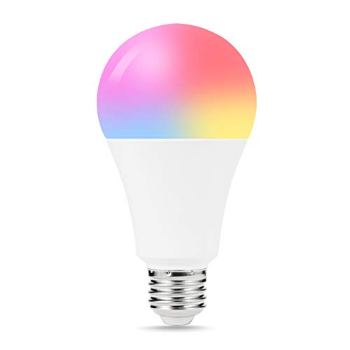 Product Cover LOHAS Smart Light Bulb, A21 Color Changing WiFi Control LED Bulbs, E26 Smart RGB Cool White Light, 100W Equivalent High Brightness Bulb, Dimmable with APP Alexa Google Assistant Compatible Light