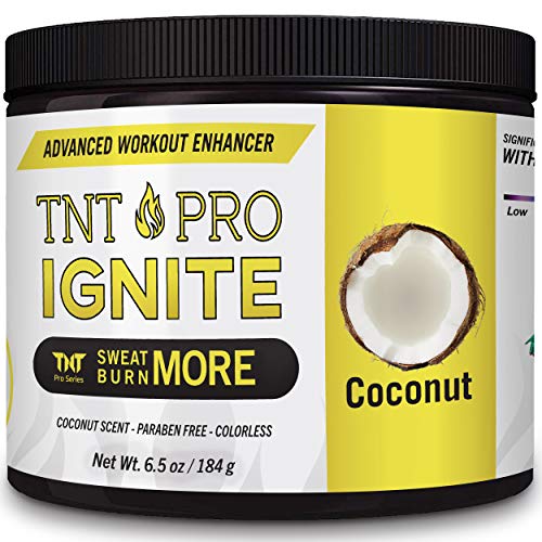 Product Cover Slimming Cream for Belly with Coconut Oil - TNT Pro Ignite Sweat Cream for Men and Women - Thermogenic Weight Loss Slimming Workout Enhancer for Stomach, Abdominal Burner - 6.5 oz Jar