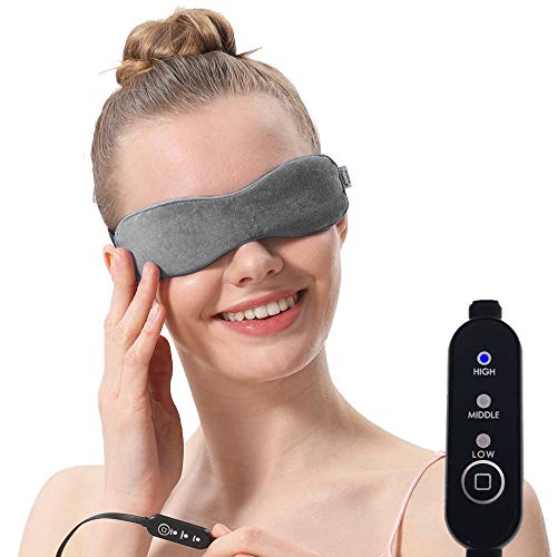 Product Cover Aroma Season Moist Heated Eye Mask For Stye Blepharitis treatment with Flaxseed, Warm Therapy to Unclog glands, Relieve Dry Eye Syndrome, Stye, MGD and Blepharitis (Grey)
