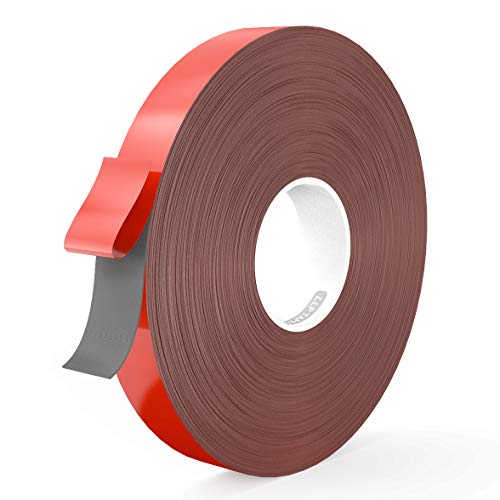 Product Cover LLPT Double Sided Molding Tape 0.4 Inch x 108 Feet Weatherproof Removable Residue Free Strong Adhesive for Trim Side Mirror LED Strips Home Office Decor Gray(GA408)