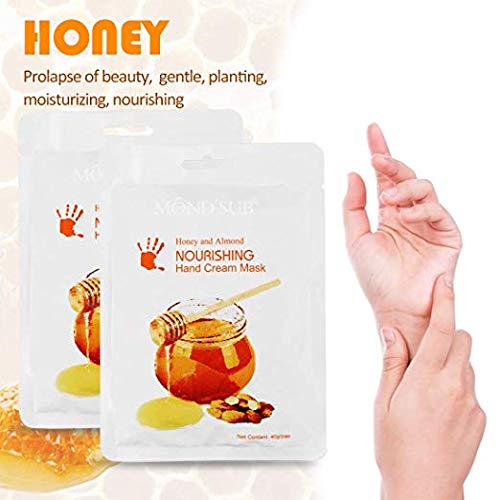 Product Cover Moisturizing Hand Mask Gloves for Dry Hands, Hand Spa Treatment Gloves Moisturizing, Repair Rough Damage Skin for Women & Men,2 Pairs