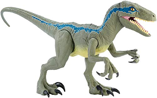 Product Cover Jurassic World Super Colossal Velociraptor Blue