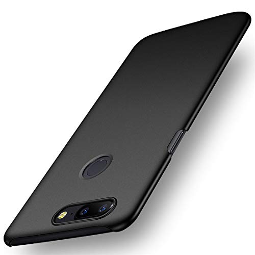 Product Cover ACMBO for OnePlus 5T A5010 Case, [Sand Gravel Series] Ultra Thin Slim Fit [Anti-Drop] Shockproof Hard Plastic Phone Cases Cover Compatible for OnePlus 5T (1+5T) 6.01 inch, Gravel Black