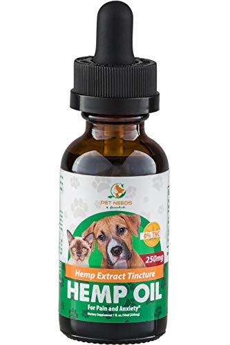 Product Cover Bella's Gift Hemp Oil Extract for Dogs and Cats - Organic Pet Hemp Tincture Grown and Made in USA - Supports Hip & Joint Health - Natural Relief for Pain Seizures & Separation Anxiety