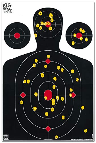 Product Cover Big Dawg Targets 25 Pack - 12 X 18 Inch Silhouette Reactive Splatter Shooting Target