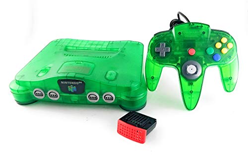 Product Cover Nintendo 64 System Video Game Console Jungle Green (Renewed)