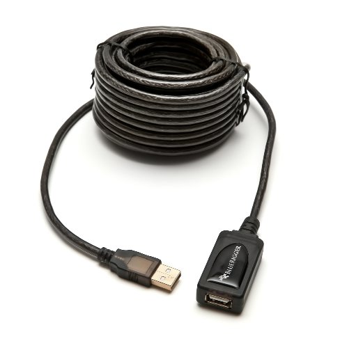 Product Cover BlueRigger USB 2.0 Active Extension Cable - (25FT, Type A Male to A Female, Repeater Cable)