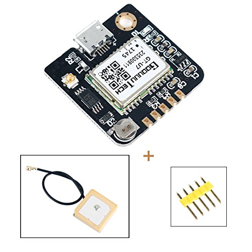 Product Cover GPS Module GPS NEO-6M(Arduino GPS, Drone Microcontroller, GPS Receiver) Compatible with 51 Microcontroller STM32 Arduino UNO R3 with IPEX Antenna High Sensitivity for Navigation Satellite Positioning