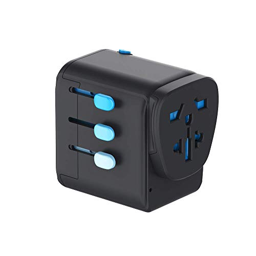 Product Cover Zendure Passport Pro USB-C Pd Fast Charging Wall Charger Travel Adapter All in One Wall AC Power Plug Adapter with 4 USB Charging Ports (Black)