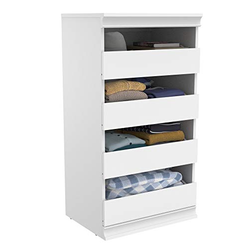 Product Cover ClosetMaid 4561 Modular Closet Storage Stackable Unit with 4-Drawers, White