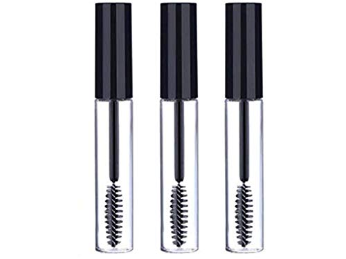 Product Cover 3pcs 10ml Empty Mascara Tube Wand Eyelash Cream Container Bottle with Rubber Inserts Funnels Transfer Pipettes