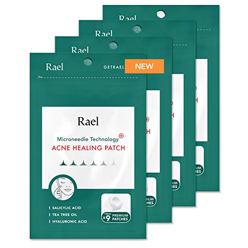 Product Cover Rael Microneedle Acne Healing Patch - Pimple Acne Spot Tea Tree Treatment (4Pack, 36 Patches)