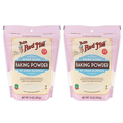 Product Cover Bob's Red Mill Baking Powder 14 oz (2 Pack) - Double Acting Baking Powder - No Added Aluminum - Baking Powder Double Pack ( 14 oz each, 28 oz total)