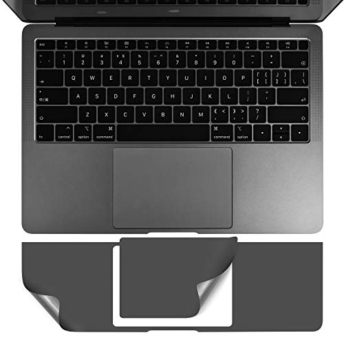 Product Cover MacBook Air A1932 Palm Rest Cover, CASEBUY PalmRest Skin with Trackpad Protector for MacBook Air 13-inch Model A1932 2019 2018 Protective Vinyl Decal Cover Sticker, Space Grey