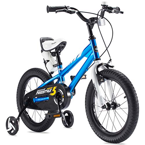 Product Cover BMX Freestyle 16 inch Kid's Bike, Blue with two hand brakes