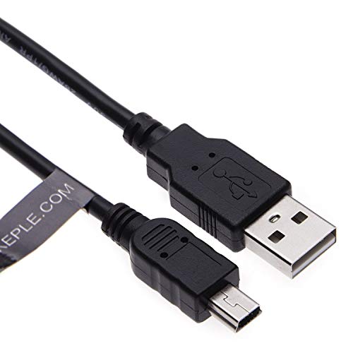 Product Cover Mini USB Cable for Nikon Coolpix: 1 AW1, 1 J1, 1 J2, 1 J3, 1 S1, 1 V2, D2Hs, D2X, D2Xs, D3, D3X, D3S, DS3, D4, D40, D40X, D50, D60, D70, D80, D90, D200, D300, D600, D610, D3000, D3100, D7000 2ft