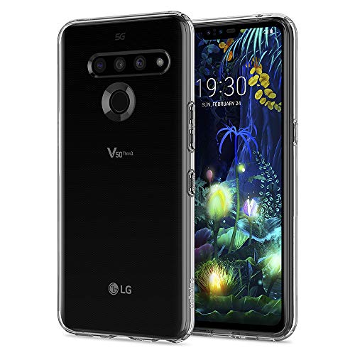 Product Cover Spigen Liquid Crystal Designed for LG V50 ThinQ Case (2019) - Crystal Clear