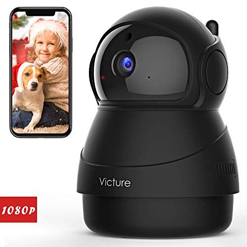 Product Cover Victure 1080P FHD Pet Camera with WiFi IP Camera Indoor Wireless Security Camera Motion Detection Night Vision Home Surveillance Baby Elder Monitor with 2 Way Audio iOS/Android