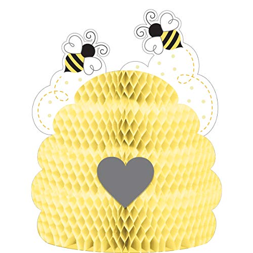 Product Cover Creative Converting 340067 Bumblebee Baby Centerpiece, 9