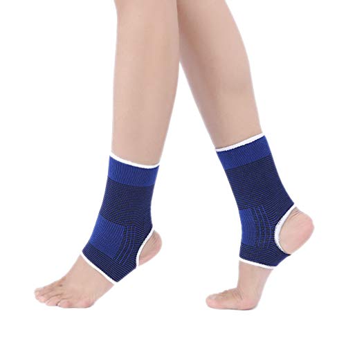 Product Cover Luwint Kid Compression Ankle Brace - Knitted Ankle Sleeve Sock Support for Sprains Arthritis Tendonitis Running Fitness, 1 Pair