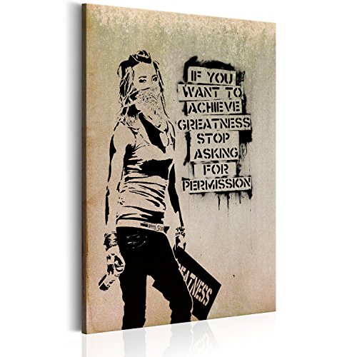 Product Cover artgeist Canvas Wall Art Print Banksy 15.7