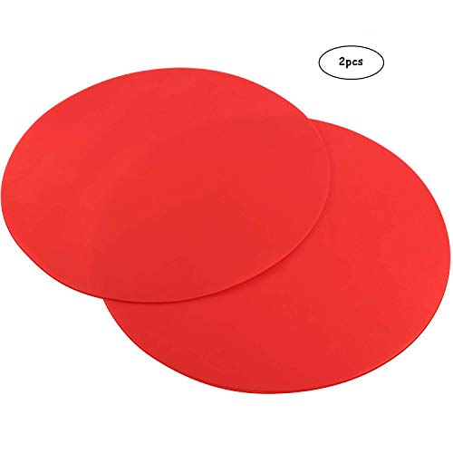 Product Cover Time Roaming Silicone Microwave Mat Non Stick Oven Diameter 11.7 Inch 2 Pack