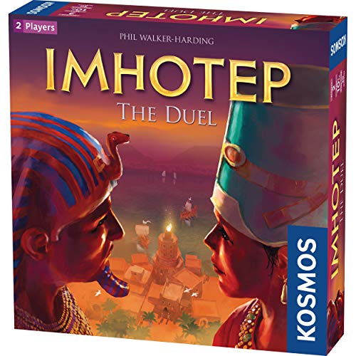 Product Cover Imhotep: The Duel - A Kosmos Game from Thames & Kosmos | 2-Player Version of Spiel Des Jahres-Nominated Imhotep, Builder of Egypt Board Game
