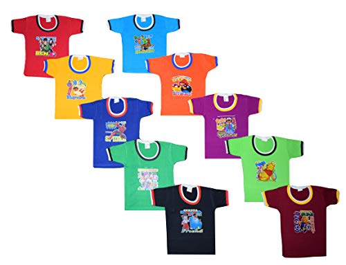 Product Cover ISAKAA Boy's and Girl's Cotton Half Sleeve T-Shirt (2-3 Years)