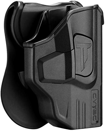 Product Cover Taurus G2C Holsters, OWB Holster For Taurus Millennium G2 PT111 PT132 PT138 PT140 PT145 PT745(No Pro), Polymer Technical Outside The Waistband Carry Belt Holster With 360° Adjustable Paddle-Right Hand