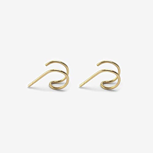 Product Cover Siver 925 Ear Cuff Piercing Earcuff Silver Gold or Rose Gold Double Ear Cuff or Criss Cross 1 Pair Ear Cuffs Simple Ear Cuff Cartilage Earring