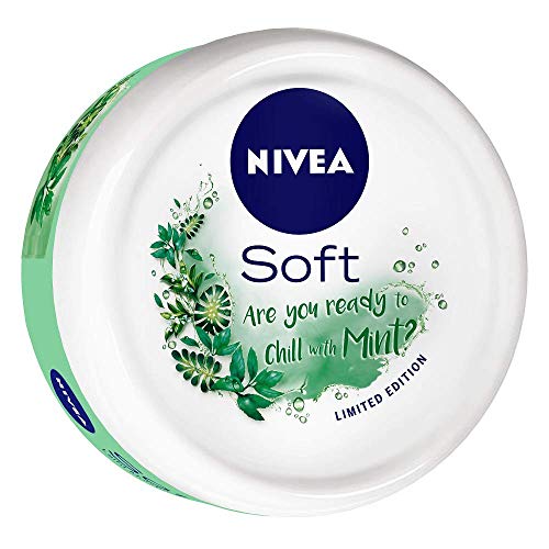 Product Cover NIVEA Soft Light Moisturizer Chilled Mint With Vitamin E & Jojoba Oil, 100 ml