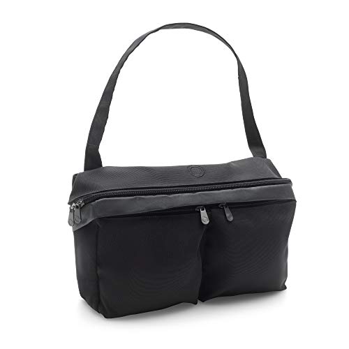 Product Cover Bugaboo Stroller Organizer, Black - Compatible with Any Stroller - Attaches to The Handlebar or Behind The Seat, Converts into a Diaper Bag Tote