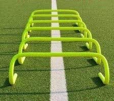 Product Cover Roxan Vishwa Track and Field Speed Agility Hurdles, 6-inches (Parrot Green) - Pack of 6