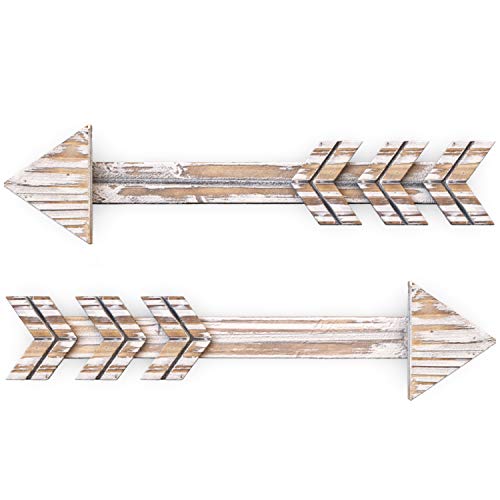 Product Cover Treasures Deck Set of 2 Arrow Wall Decor Rustic- Farmhouse and Home Hanging Decoration