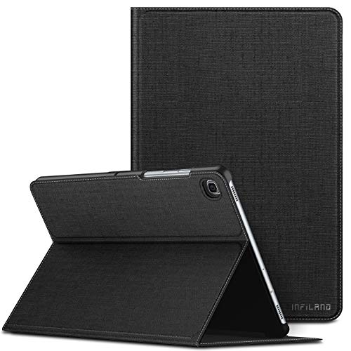 Product Cover Infiland Samsung Galaxy Tab S5e 10.5 Case, Multiple Angle Stand Cover Compatible with Samsung Galaxy Tab S5e 10.5 Inch Model SM-T720/SM-T725 2019 Release (Auto Wake/Sleep), Black