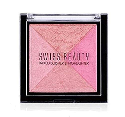 Product Cover Swiss Beauty 2 Baked Blusher & Highlighter (7g, ColorSet-04)
