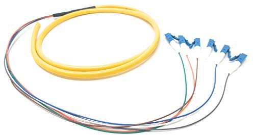 Product Cover Ultra Spec Cables 6 Strand Singlemode 9/125 LC-UPC Fiber Pigtail, 1 Meter