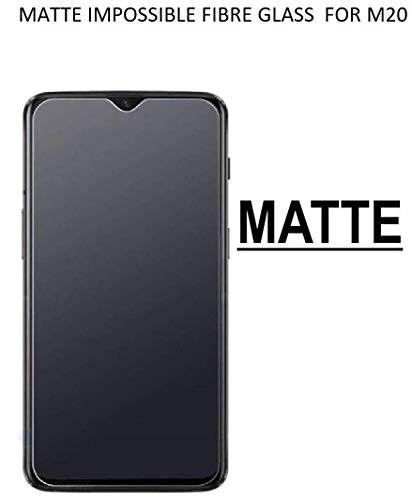 Product Cover ikare Impossible M20 Matte Finish Tempered Screen Guard Anti-Fingerprint Scratch Resistant Matte Hammer Proof Impossible [Not a Tempered Glass] Screen Guard for Samsung Galaxy M20