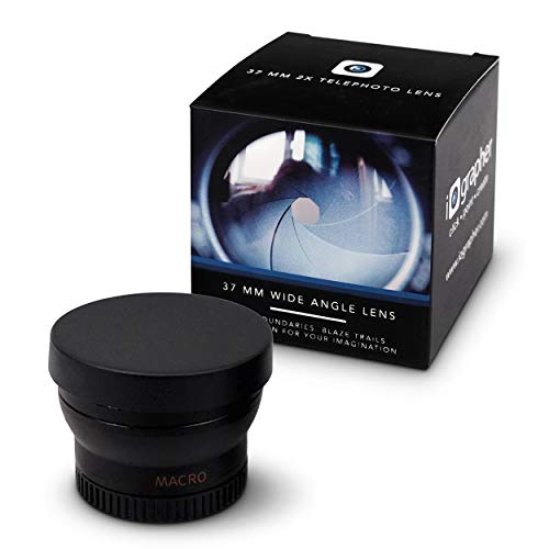 Product Cover Wide Angle Lens 37mm Attaches to Any iOgrapher Filmmaking Case or 37mm Mount for High Definition Video Recording - Includes Macro Lens
