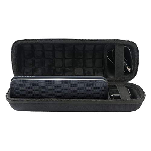 Product Cover co2crea Hard Travel Case for Sony SRS-XB22 SRSXB22 Extra Bass Portable Bluetooth Speaker (Black Case)