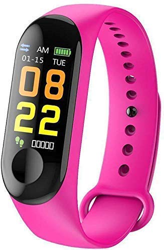 Product Cover KITRONICS M3 Band Band Strap for Fitness M3 Activity Tracker Band - Device Included- Pink