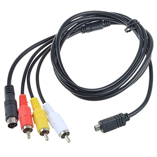 Product Cover Accessory USA 5ft AV A/V Audio Video TV-Out Cable/Cord/Lead for Sony Handycam DCR-HC52/e Camcorder