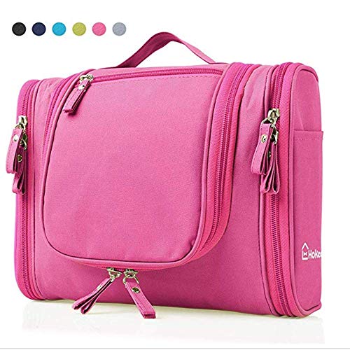 Product Cover KNOWTEQ Travel Hanging Toiletry Bag Cosmetics, Makeup and Toiletries Organizer Pouch |Bathroom Storage Waterproof Bag for Women & Men