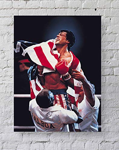 Product Cover MeiMeiZ Rocky 4 Movie Poster Standard Size | 18-Inches by 24-Inches | Rocky Posters Wall Poster Print