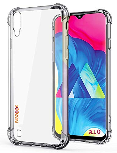 Product Cover BIGZOOK Soft TPU Transparent All Sides Protection Back Case Cover for Samsung Galaxy A10, Transparent